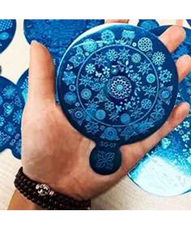 Buy Oyrcvweuy 13-Part Nail Stamped Plate Set | Nail Art Templates & Transfer Tools for Perfect Nail Designs - Buy Online on GoSupps.com
