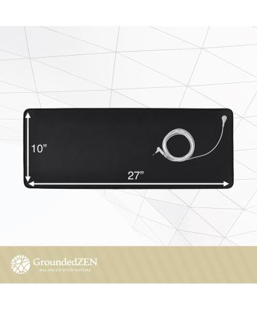 GroundedZen Earthing Mat 68.6 x 25.4 cm - Enhance Wellness & Sleep | International Shipping Available - Buy Online on GoSupps.com