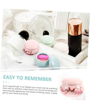 Beavorty Mini Pots 4 Pcs Powder Bottle Rouge Bottles Lip Balm Jar Loose Bulk Rouge Lipstick Jar Mini Dispensing Bottle - Buy Online on GoSupps.com