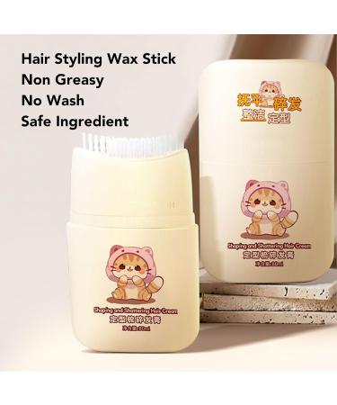 80ml Hair Styling Wax Stick with Strong Hold Hair Smoother Fine Texture for All Hair Types Easy to Wash Safe Ingredients - Buy Online on GoSupps.com