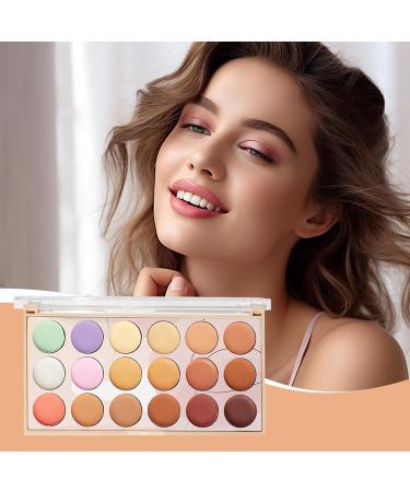 Concealer palette concealer blending palette 18-color face concealer cream | Waterproof beauty palette for concealing makeup for Thanksgiving holiday parties - Buy Online on GoSupps.com