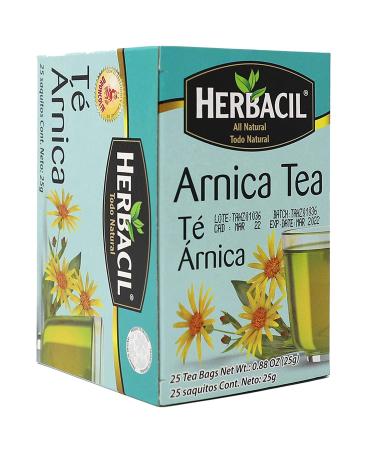 Herbacil Arnica Tea Caffeine-Free 3-Pack - 75 Tea Bags - 0.88 Oz - Herbal Tea Boxes - Buy Online on GoSupps.com