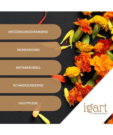 IGART Marigold 200g Marigold Blossoms Edible Tea Calendula Tea Orange Marigold Dried flowers Calendula Officinalis Herbal tea - Buy Online on GoSupps.com