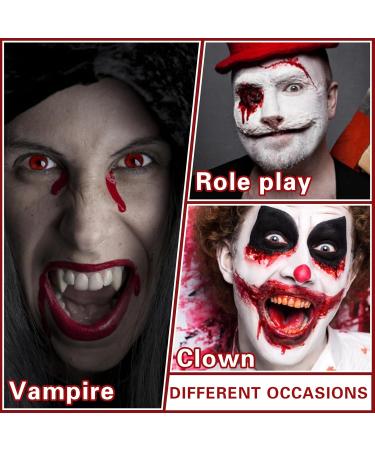 Realistic Fake Blood Cream - Washable SFX Makeup for Halloween Zombie & Vampire Looks | International Shipping - Buy Online on GoSupps.com