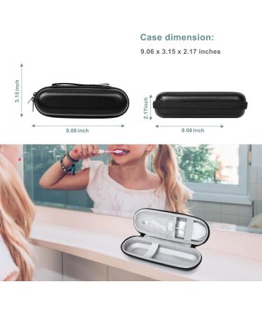 MOSISO Toothbrush Travel Carrying Case for Oral-B Electric Toothbrush - Portable Waterproof Hard EVA Storage Bag (Black) - Buy Online on GoSupps.com