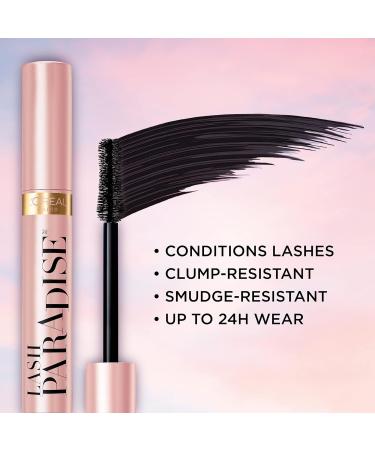 L'Oreal Paris Voluminous Lash Paradise Mascara Black 0.25 Fl Oz (Pack of 2) - Washable Black 2 Count - Buy Online on GoSupps.com