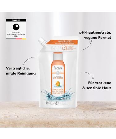 Buy Lavera Organic Revitalising Body Wash Refill 16.91 fl oz - Eco-Friendly & Nourishing - International Shipping Available - Buy Online on GoSupps.com