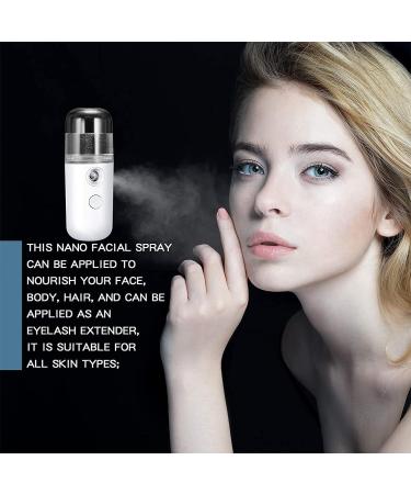 Nano Sprayer - Nano Mister Spray 25ml Nano Moisturizing Mist Sprayer for Face Skin (2 Colors) (Color : White) - Buy Online on GoSupps.com