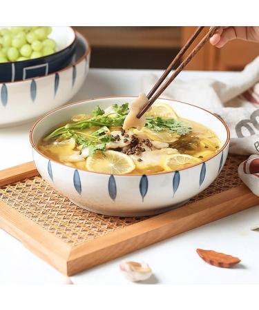 Salad Bowls Mixing Bowls Kitchen Soup Bowl Cereal Bowl Cereal Soup Oatmeal Dessert Ceramic Bowl Set Barley Bowl Dessert Bowl Salad Bowl Pasta Bowls(A) (A) - Buy Online on GoSupps.com