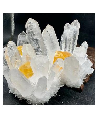 Natural Crystal Rough 500g Natural Quartz White Yellow Crystal Cluster Home Decoration Wedding Decoration