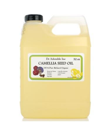 Dr Adorable 32 Oz Camellia Seed oil 100% Pure Organic Cold Pressed