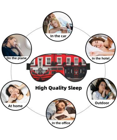 London Street Double-Sided Sleep Eye Mask | Comfort Soft Blindfold with Adjustable Strap | Block Out Light - International Shipping Available - Buy Online on GoSupps.com