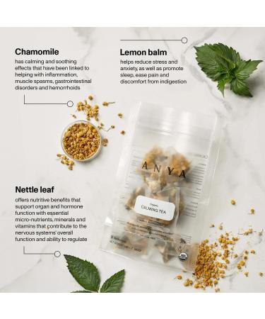 ANYA Multivitamin + Calming Tea Bundle Postpartum Essentials for Women Postnatal Supplements Postpartum Essentials Calm Relaxing Tea 20ct - Buy Online on GoSupps.com