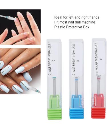  Pongnas Efile Professional Ceramic Nail Drill Bits for Gel Removal Polishing Nail Drill Accessory for Electric Nail Drill - Buy Online on GoSupps.com