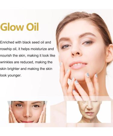 (100% Effective) 3PCS Rosehip Oil Black Seed Oil and Castor Oil | 100% Cold Pressed Black Seed Oil for Face Anti-Aging Miracle Facial Moisturizer Serum Natural Skincare Fortifying Nourishing Hydrates Skin | 30ml - Buy Online on GoSupps.com