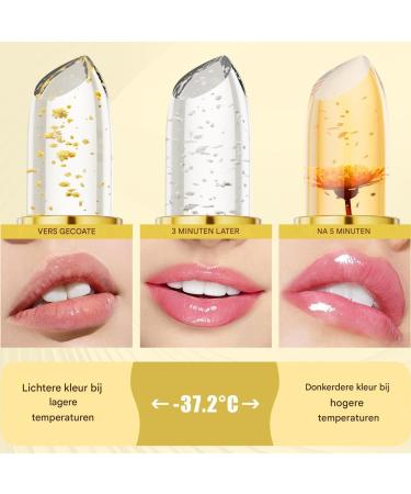 Color Changing Lipstick Long Lasting Lip Gloss Changes Color Moisture Proof Lips 3 Pack for Women Wedding Date Party Cosmetics - Buy Online on GoSupps.com