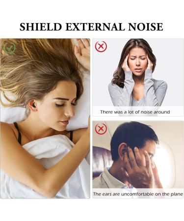 Buy Noise Canceling Earplugs - Reusable Soft Ear Plugs for Sleep Travel & Concerts | Mini Anti-Noise Ear Tips - Black - Buy Online on GoSupps.com