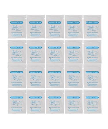 Cardiopulmonary Resuscitation Barrier 20pcs Cardiopulmonary Resuscitation Cover Cardiac Resuscitation Safe Cardiopulmonary Resuscitation Barrier for Hospital