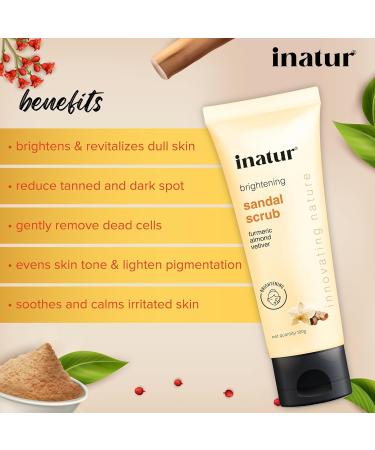 INATUR Herbals Sandal Fairness Body Scrub - Buy Online on GoSupps.com