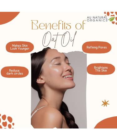 Oat Oil - 100% Natural Cold Pressed Moisturizer | Organic Antioxidant for Skin Hair & Nails | Nourishing Hydrating Massage Oil - 3.4 FL Oz (100 ml - Buy Online on GoSupps.com