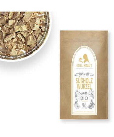 Licorice root tea ORGANIC 1kg | EDEL KRAUT - 1000g Premium ORGANIC LICORICE ROOT TEA naturally cut - Licorice root tea - Licorice free from any artificial additives - Licorice root tea ORGANIC licorice root 1000 g