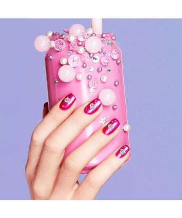 42 Pieces 3D Alloy Crown Nail Charms Set with Clear Crystals - Manicure Jewelry for Women and Girls - Buy Online on GoSupps.com