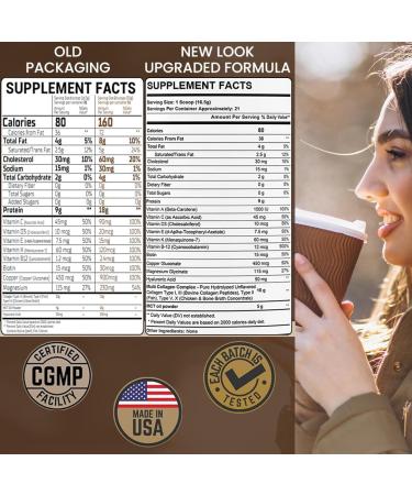 Collagen Keto Coffee Creamer Powder 12.2 oz - Hydrolyzed Collagen Peptides with Coconut MCT Oil B12 Magnesium Unflavored Protein Powder Sugar Free Coffee Creamer for Smoothies & Baking Keto Creamer - Buy Online on GoSupps.com