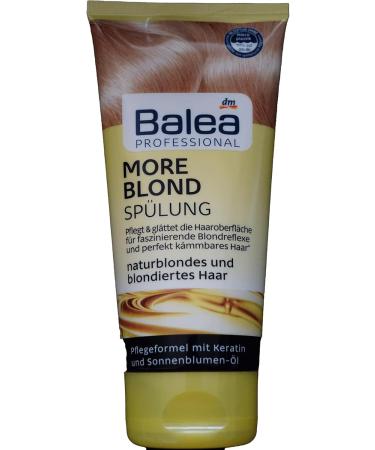 Balea Professional More Blond Hair Care Set of 2 for Natural Blonde and Blonde Hair: Shampoo (250 ml) + Conditioner (200 ml) 450 ml - Buy Online on GoSupps.com