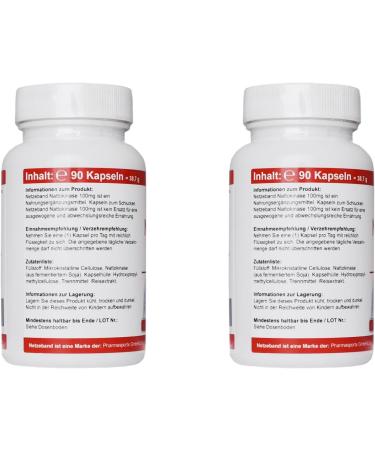 Nattokinase 2000 FU - 100 mg | 180 Vegetarian Capsules for 6 Months - Netzeband | International Shipping Available - Buy Online on GoSupps.com