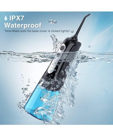 PECHAM Upgraded Cordless Water Flosser - Portable Oral Irrigator IPX7 Waterproof - 4 Jet Tips & Tongue Cleaner - USB Rechargeable - 3 Modes for Deep Oral Clean - Blue - Buy Online on GoSupps.com