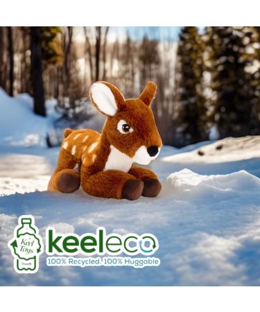 Deluxe Paws Eco-Friendly Deer Toy | 100% Recycled Plush | Sustainable Pet Plaything - Buy Online on GoSupps.com