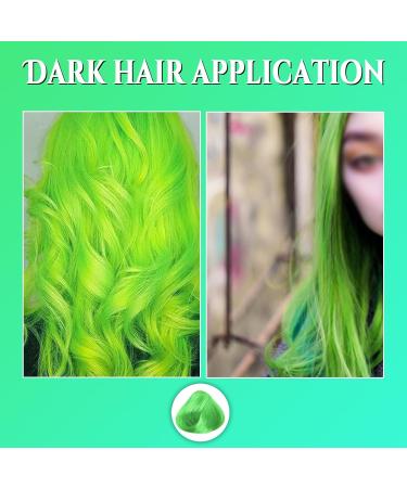 Temporary Hair Dye Green for Kids Temporary Hair Color Suitable for Black&Brown Hair Dye Washable Hair Dye for 7 8 9 10 11 12 Years Old Kids - Buy Online on GoSupps.com