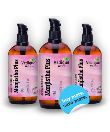 VEDIQUE Remedies Manjistha Plus Oil - Soothing & Relaxing Relief | Fast Acting All-Natural Oil | 100ml | International Shipping - Buy Online on GoSupps.com