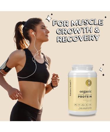 Future Kind Vegan Protein Powder - Organic Pea Plant-Based Shake for Muscle Growth & Weight Management - Sugar-Free, Dairy-Free, Gluten-Free - Vanilla, 34 Servings - Buy Online on GoSupps.com