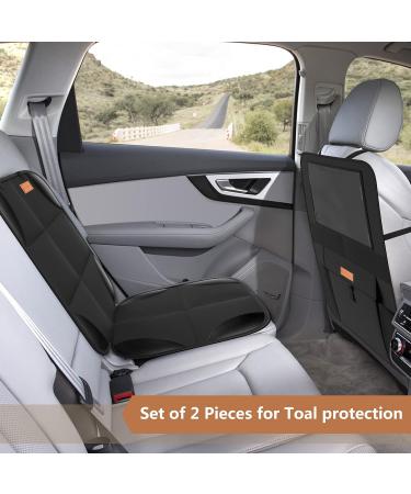 Smart eLf Car Seat Protectors for Kids - Front/Back Seat Cover Set with Storage - Protects Upholstery from Stains & Damage - Buy Online on GoSupps.com