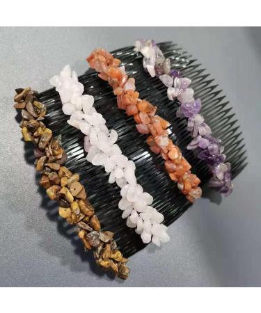 Polished Natural Mineral Crystal Gravel Headwear for Girl (Color : Rose Quartz) - Buy Online on GoSupps.com