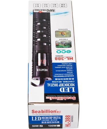 Buy Netonda 50W Aquarium Heater - Digital LED Temperature Control for 10-50L Fish & Turtle Tanks | Best for Freshwater & Saltwater - Buy Online on GoSupps.com