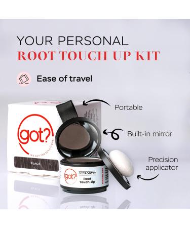 Pigment Infused Root Touch Up for Black Hair - Temporary Hair Color & Brow Filler - 0.14 oz - Buy Online on GoSupps.com