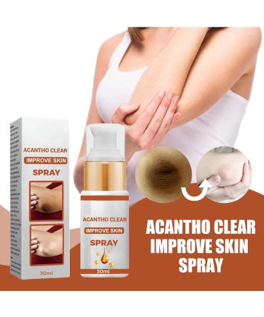 GHEART Acanthoclear Therapy Spray Acanthosis Nigricans Treatment Dark Knuckle Whitening Serum Dark Knuckle Whitening Serum Spray Dark Knees and Elbows Strong Whitening Essence Spray 30ml - Buy Online on GoSupps.com
