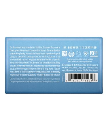 Dr. Bronner's Baby Unscented Pure-Castile Bar Soap 5 oz 12-Pack - Organic & Gentle for Sensitive Skin - Vegan & Biodegradable - Buy Online on GoSupps.com