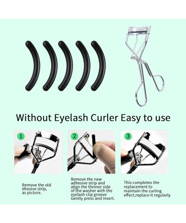 ZZLBZN Eyelash Curler Refills Eyelash Curler Replacement Pads Eyelash Curler Pads Silicone Rubber Curler Refill Pad for Eyelash Curler 20pcs - Buy Online on GoSupps.com