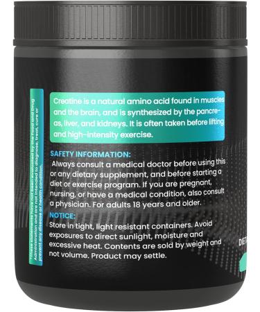 Pure Original Ingredients Creatine Monohydrate Powder - Micronized Dietary Supplement 13.8 oz | International Shipping Available - Buy Online on GoSupps.com