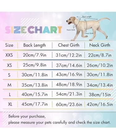 Rainbow Dog Sweater with Legs - Windproof Cotton Overall Pajamas for Small & Medium Dogs - Buy Online on GoSupps.com