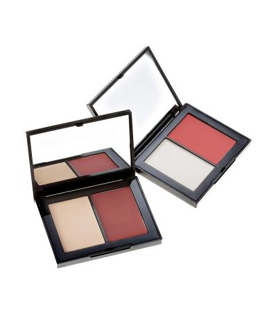 Belle Beauty Blush & Bashful Cream Blush and Highlighter Duo - Blossom 0.19 oz - Natural & Paraben Free - Buy Online on GoSupps.com