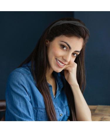 Uitseld Headbands for Curly Hair - Portable Small Folding Headbands - Women Spa Headband Face Wash Headband Thin Makeup Headbands for Makeup Skincare Black - Buy Online on GoSupps.com