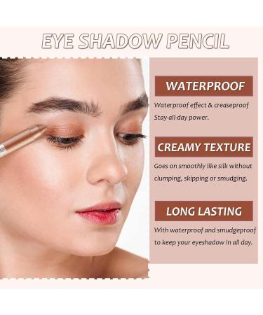 Waterproof Eyeshadow Pen Crayon Stick - Light Bronze | Long-Lasting Shimmer Cream Eyeliner Pencil for Glitter Eye Makeup - Buy Online on GoSupps.com