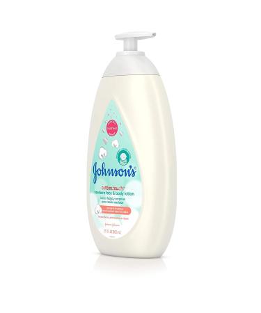 Johnson's CottonTouch Newborn Baby Face and Body Lotion - Hypoallergenic Moisturization with Real Cotton - 27.1 fl. oz - Paraben, Sulfate, and Dye-Free - Buy Online on GoSupps.com