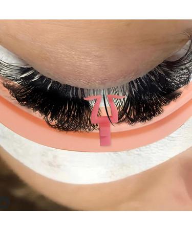 Dyeulget Silicone Eyelash Separator Tool | Makeup Extension Tool Eye Lash Separator Reusable | Lash Extension Enhancer Pads for Eyelash Grafting for Working Traveling Pink - Buy Online on GoSupps.com