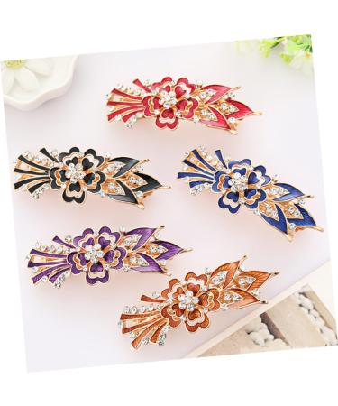 Beaupretty bridal hair clip french hair pin hair barrettes for girls rhinestone hair clip french barrette hair clips rhinestone barrettes girl hair clips crystal bride hair Crystal - Buy Online on GoSupps.com