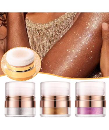 Air Cushion Highlighter Glitter 3PCS Multi-Functional Face & Body Makeup Waterproof & Long-Lasting Ideal for Hair Collarbones & More Elevate Your Look with Irresistible Glam (A S) A 40 g (Pack of 3) - Buy Online on GoSupps.com